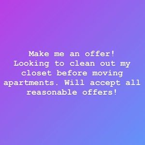 Make me an offer!